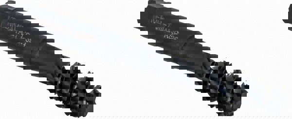 Spiral Flute Tap: 1/4-20, 3 Flutes, Bottoming, 2B Class of Fit, Vanadium High Speed Steel, Oxide Coated