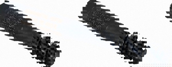 Spiral Flute Tap: 5/16-18, 3 Flutes, Bottoming, 2B Class of Fit, Vanadium High Speed Steel, Oxide Coated