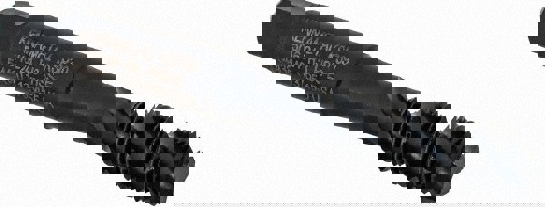 Spiral Flute Tap: 5/16-24, 3 Flutes, Bottoming, 3B Class of Fit, Vanadium High Speed Steel, Oxide Coated