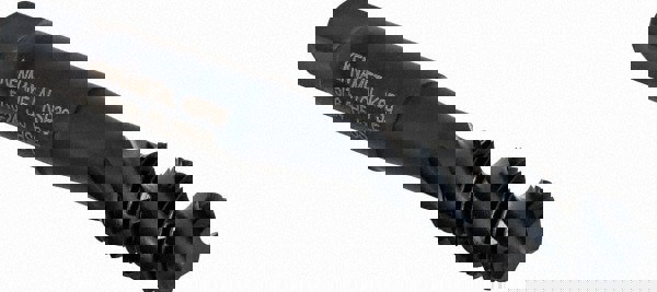 Spiral Flute Tap: 5/16-24, 3 Flutes, Bottoming, Vanadium High Speed Steel, Oxide Coated