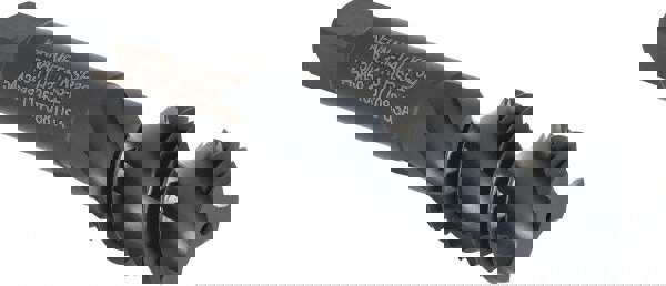 Spiral Flute Tap: 5/8-11, 3 Flutes, Bottoming, 3B Class of Fit, Vanadium High Speed Steel, Oxide Coated