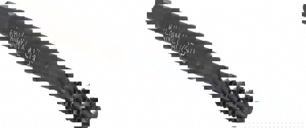 Spiral Flute Tap: M4x0.70, 3 Flutes, Bottoming, 6H Class of Fit, Vanadium High Speed Steel, Oxide Coated