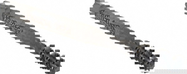 Spiral Flute Tap: M5x0.80, 3 Flutes, Bottoming, 6H Class of Fit, Vanadium High Speed Steel, Oxide Coated