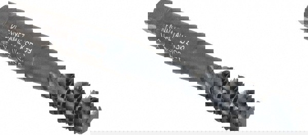 Spiral Flute Tap: M6x1.00, 3 Flutes, Bottoming, 6H Class of Fit, Vanadium High Speed Steel, Oxide Coated