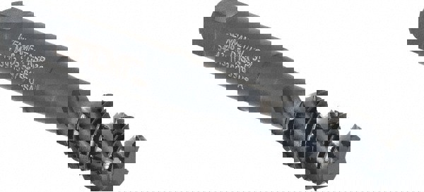 Spiral Flute Tap: M8x1.25, 3 Flutes, Bottoming, 6H Class of Fit, Vanadium High Speed Steel, Oxide Coated