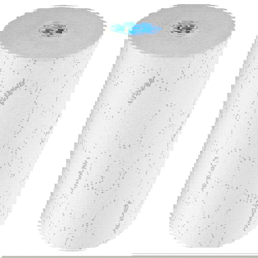 Paper Towels: Hard Roll, 6 Rolls, Box, 1 Ply, White