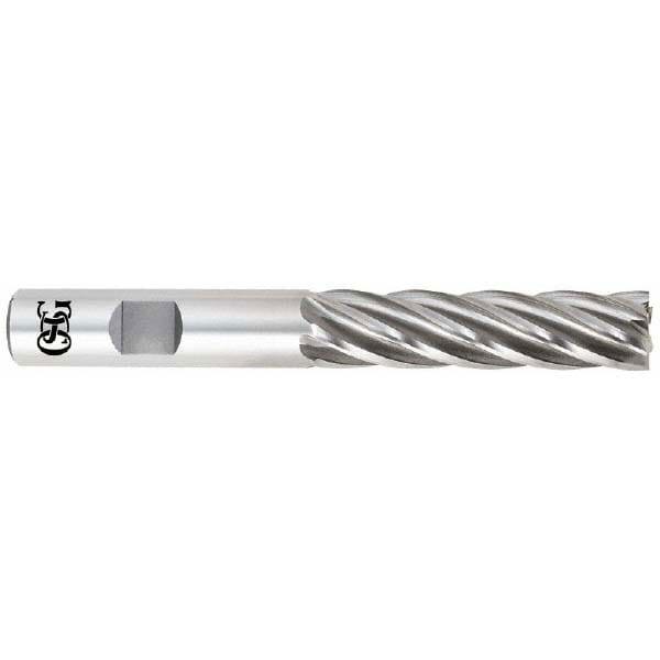 Square End Mill: 5/16'' Dia, 1-3/8'' LOC, 3/8'' Shank Dia, 3-1/8'' OAL, 4 Flutes, Cobalt