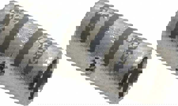 Butt Splice Terminal: Crimp-On Connection, 4 AWG