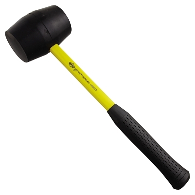 RM2 2LB RUBBER MALLETFIBERGLASS HDL