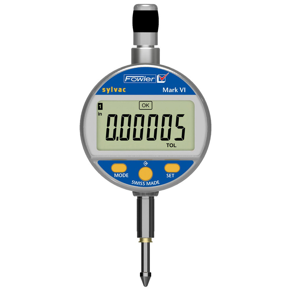 Electronic Test Indicators; Calibrated: No ; Dial Diameter: 2.34in ; Accuracy: 0.00012