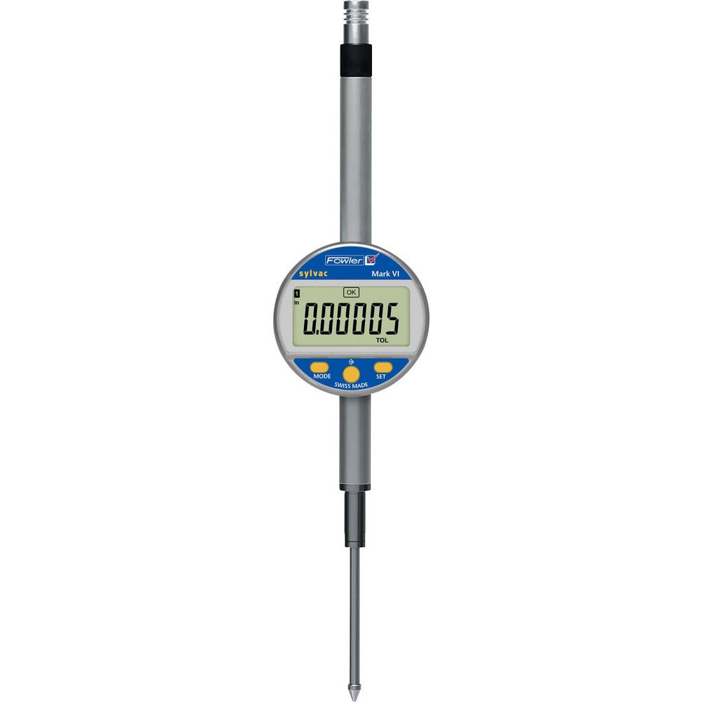 Electronic Test Indicators; Calibrated: No ; Dial Diameter: 1.7in ; Accuracy: 0.00024