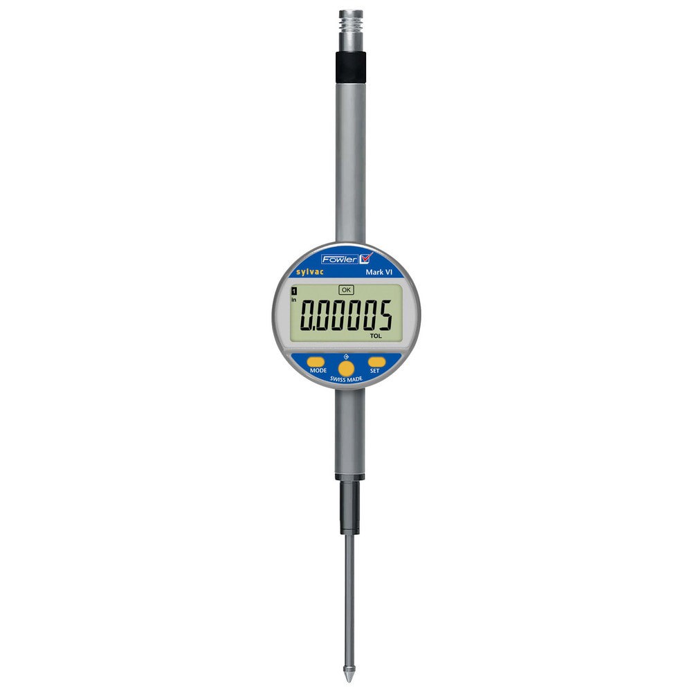 Electronic Test Indicators; Calibrated: No ; Dial Diameter: 2.34in ; Accuracy: 0.0004