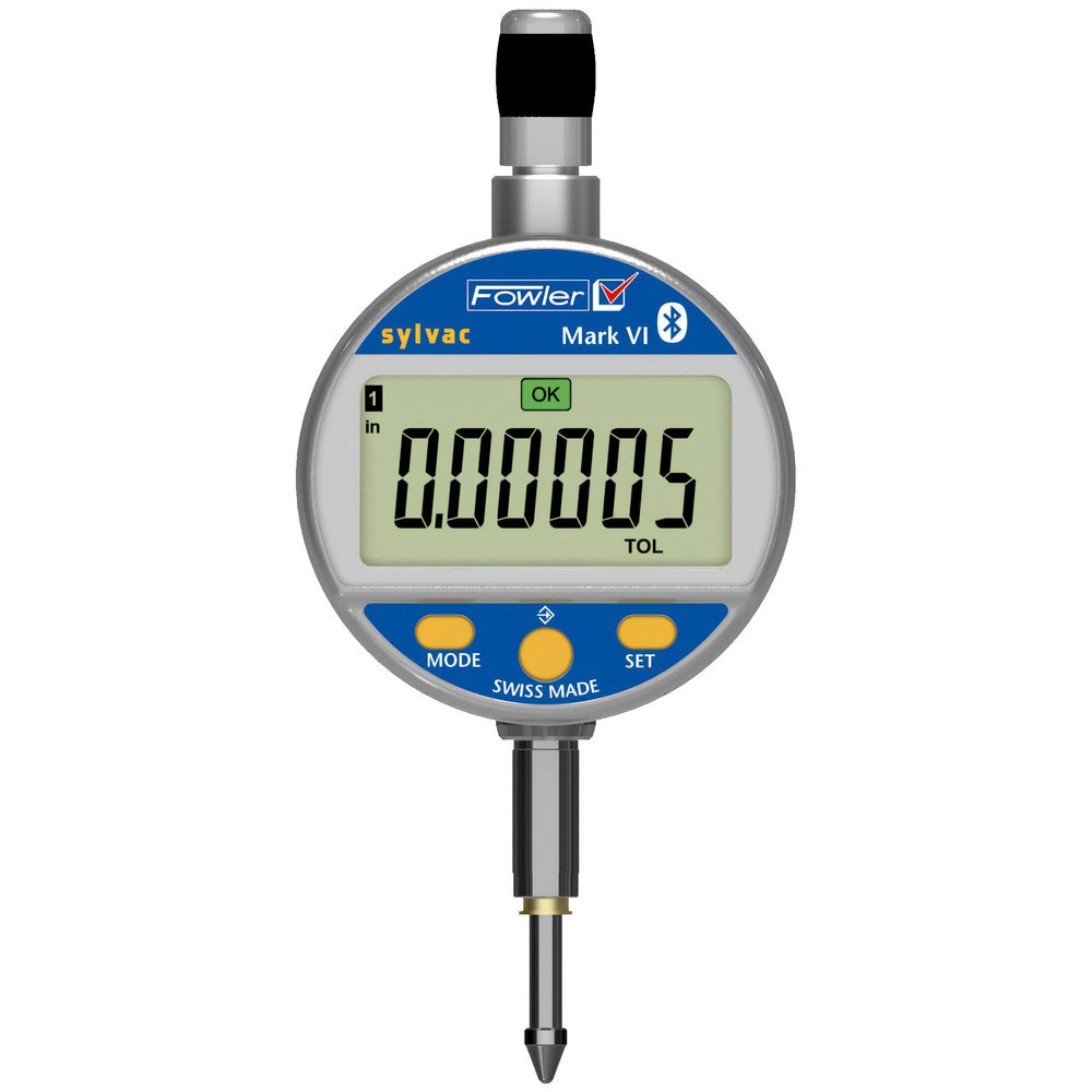 Electronic Test Indicators; Calibrated: No ; Dial Diameter: 2.34in ; Accuracy: 0.00012