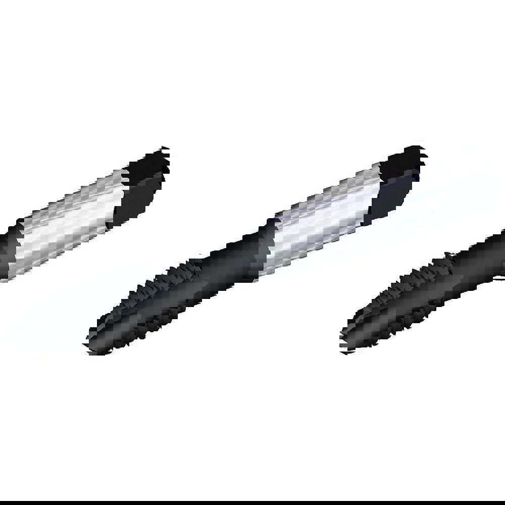 Spiral Point Tap: #8-36 UNF, 2 Flutes, Plug Chamfer, 2B/3B Class of Fit, High-Speed Steel-E, Oxide Coated