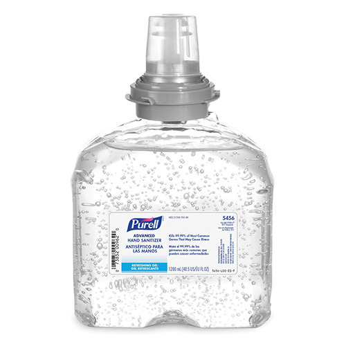 PURELL Advanced Hand Sanitizer Gel, 1200 mL Sanitizer Refill for PURELL TFX Touch-Free Dispenser