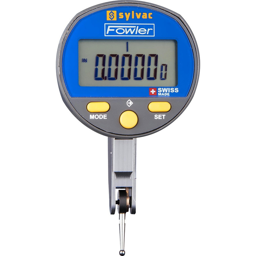 Electronic Test Indicators; Calibrated: No ; Dial Diameter: 1.7in ; Accuracy: 0.0004