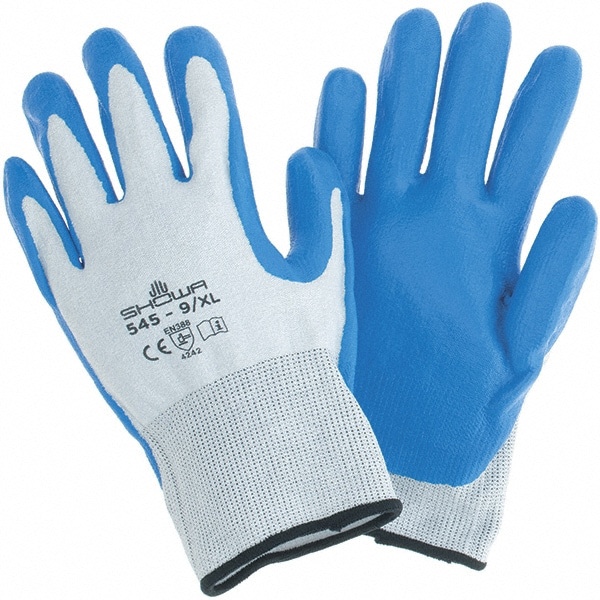 Cut-Resistant Gloves: Size XL, ANSI Cut A2, HPPE