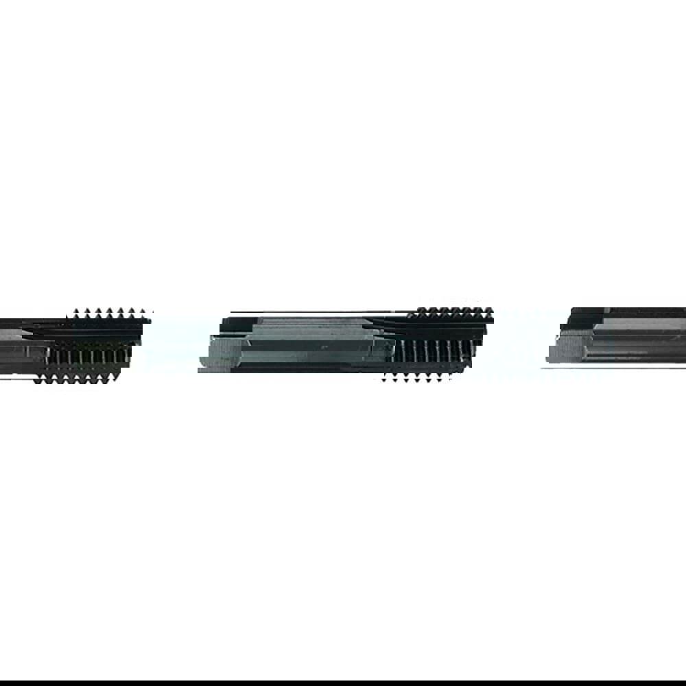 4 Flutes, 0.9500 Inch Thread Length, M11x1.50 Metric Coarse, Nitride Oxide Coating, High Speed Steel, Cleanout Tap