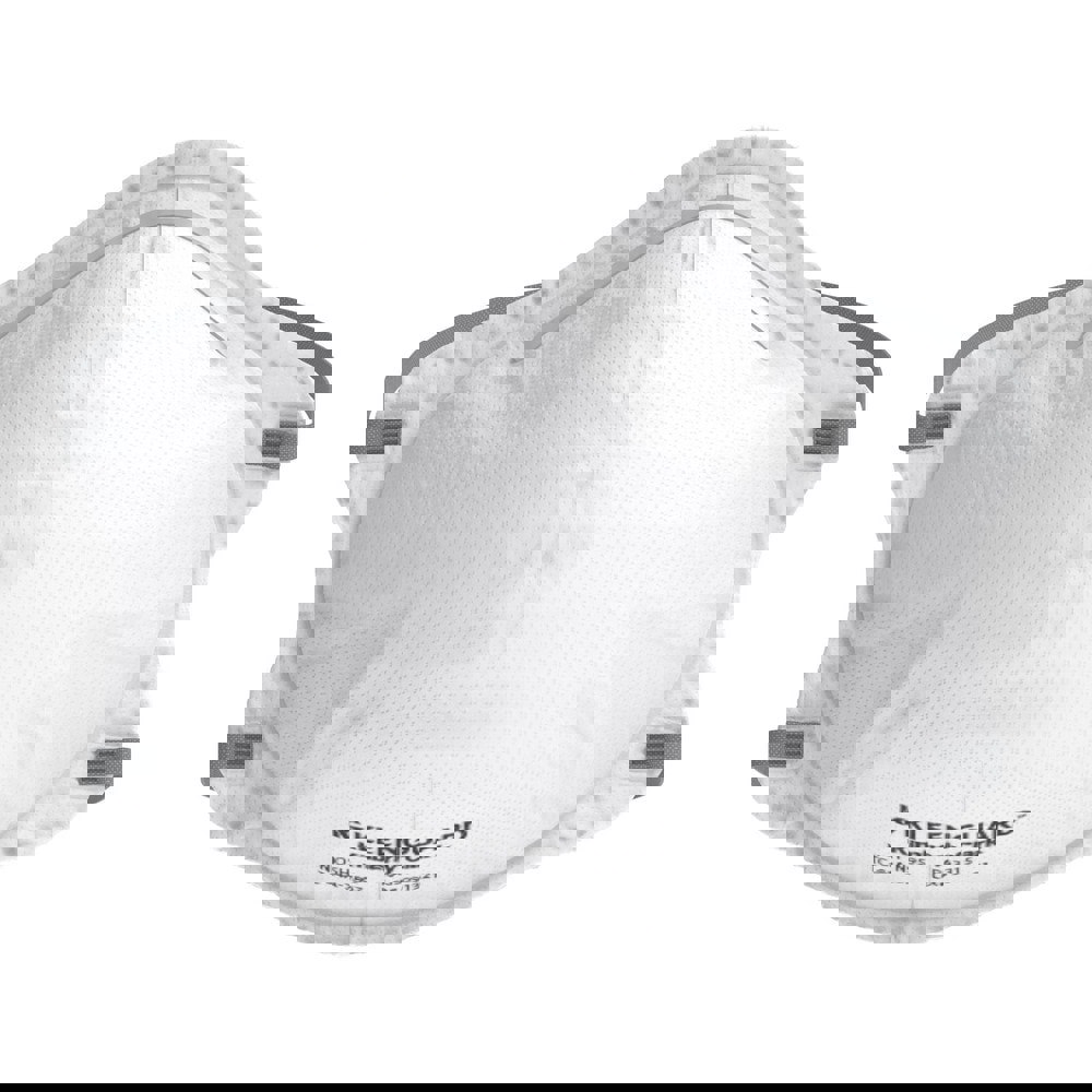 N/A N95 Respirator, Particulate Respirator & Face Mask Contains Nose Clip, White, Size Universal