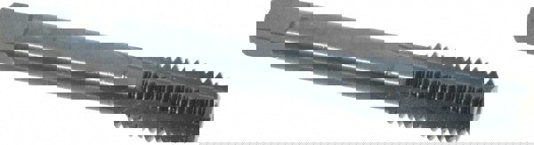 4 Flutes, M12x1.75 Metric Coarse, Nitride Oxide Coating, High Speed Steel, Cleanout Tap