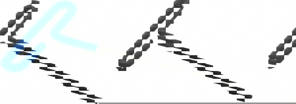 Hex Key: 3 mm Hex, T-Handle Cushion Grip Arm