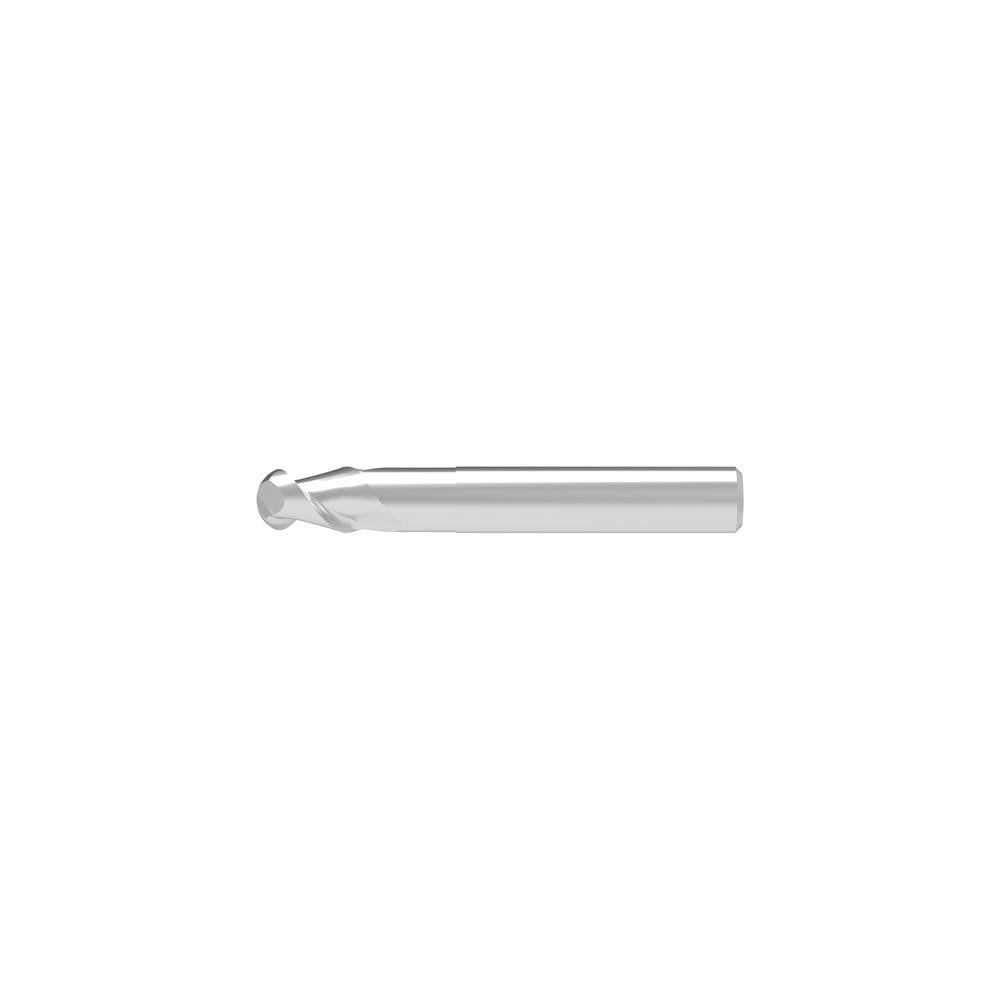 Ball End Mills; Mill Diameter (Decimal Inch): 0.2400 ; Mill Diameter (mm): 6.00 ; Number Of Flutes: 2 ; End Mill Material: Solid Carbide ; Length of Cut (mm): 10.0000 ; Shank Diameter (mm): 6.0000