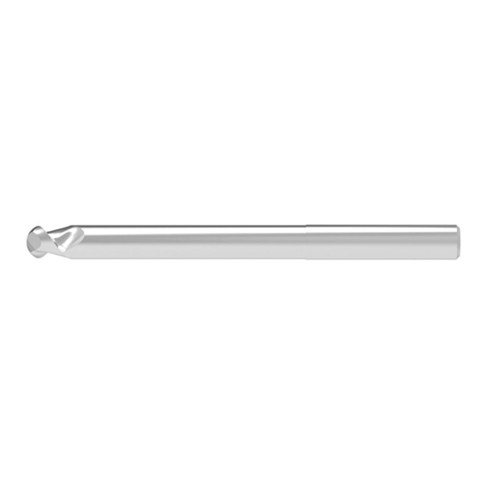 Ball End Mills; Mill Diameter (Decimal Inch): 0.4800 ; Mill Diameter (mm): 12.00 ; Number Of Flutes: 2 ; End Mill Material: Solid Carbide ; Length of Cut (mm): 13.0000 ; Shank Diameter (mm): 12.0000