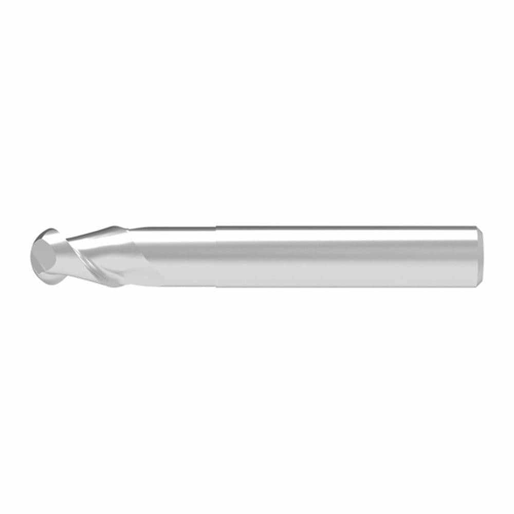 Ball End Mills; Mill Diameter (Decimal Inch): 0.6400 ; Mill Diameter (mm): 16.00 ; Number Of Flutes: 2 ; End Mill Material: Solid Carbide ; Length of Cut (mm): 25.0000 ; Shank Diameter (mm): 16.0000