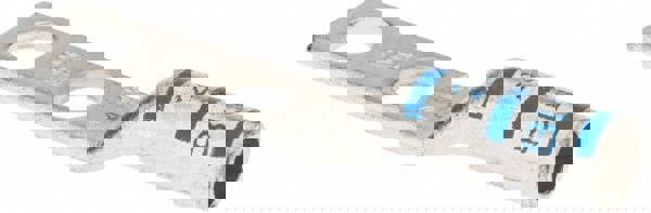 Rectangle Ring Terminal: Non-Insulated, 6 AWG, Compression Connection
