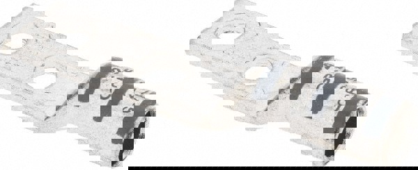 Rectangle Ring Terminal: Non-Insulated, 4 AWG, Compression Connection
