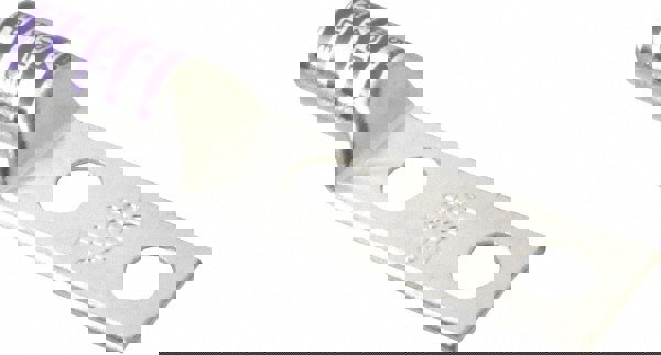 Rectangle Ring Terminal: Non-Insulated, 4/0 AWG, Compression Connection