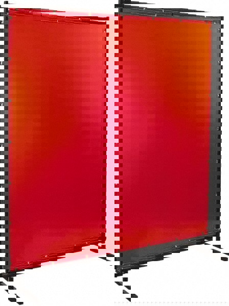 8 Ft. Wide x 6 Ft. High x 1 Inch Thick, Vinyl Portable Welding Screen Kit