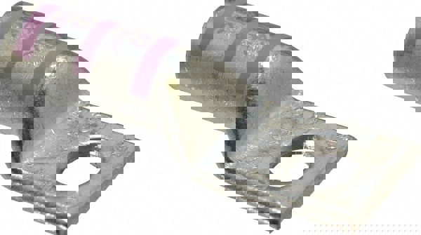 Rectangle Ring Terminal: Non-Insulated, 1/0 AWG, Compression Connection