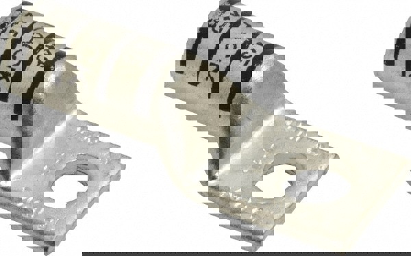 Square Ring Terminal: Non-Insulated, 2/0 AWG, Compression Connection