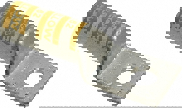 Square Ring Terminal: Non-Insulated, Compression Connection
