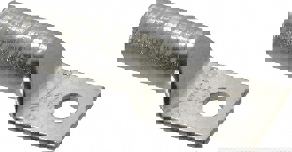 Square Ring Terminal: Non-Insulated, Compression Connection