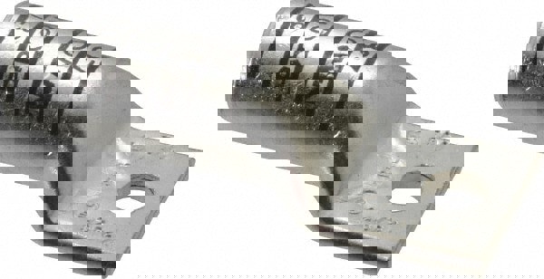 Square Ring Terminal: Non-Insulated, Compression Connection