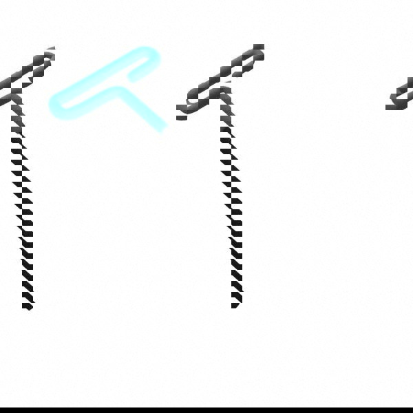 Hex Key: 3 mm Hex, T-Handle Cushion Grip Arm