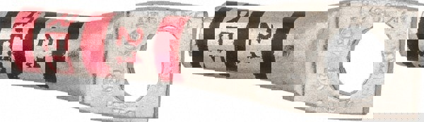 Square Ring Terminal: Non-Insulated, 8 AWG, Compression Connection