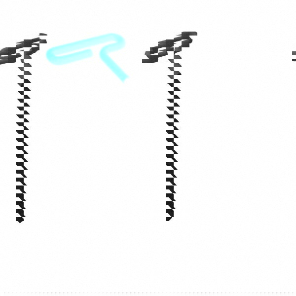 Hex Key: 6.00 mm Hex, Hex End, T-Handle Cushion Grip