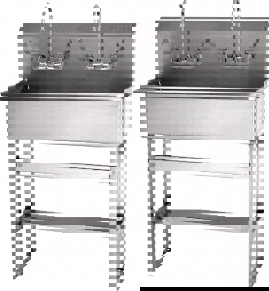 Hands-Free Hand Sink: 304 Stainless Steel