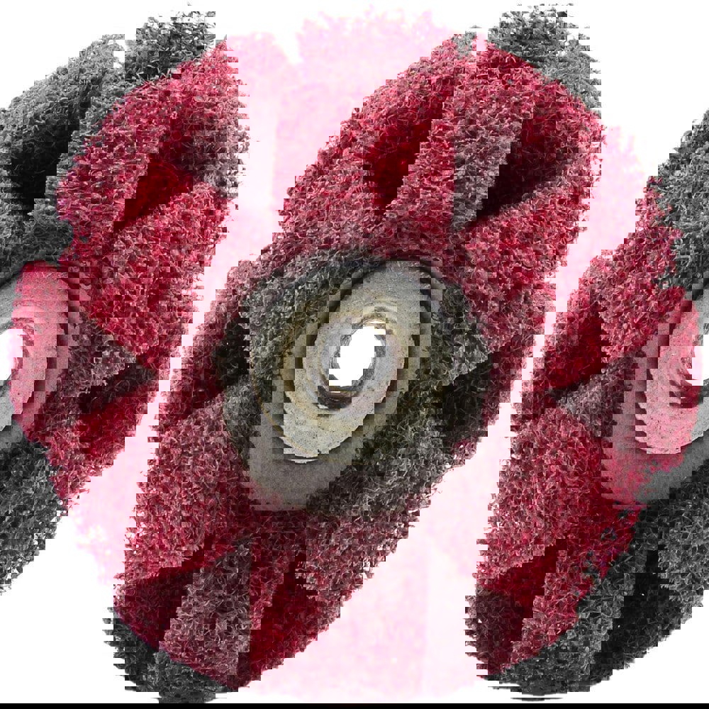 Sanding Stars; Abrasive Type: Non-Woven ; Grade: Very Fine ; Connector Type: Eyelet ; Abrasive Material: Aluminum Oxide ; Eyelet Size: 1/4-20 ; Star Diameter: 2