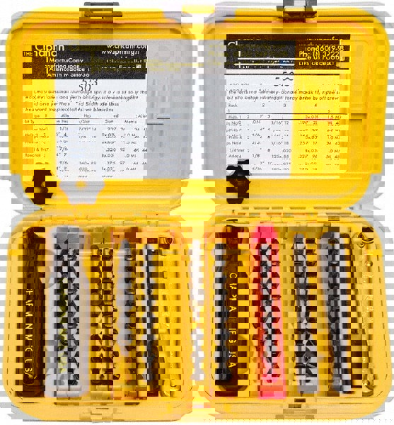 Screwdriver Insert Bit Set: Hex Phillips & Slotted
