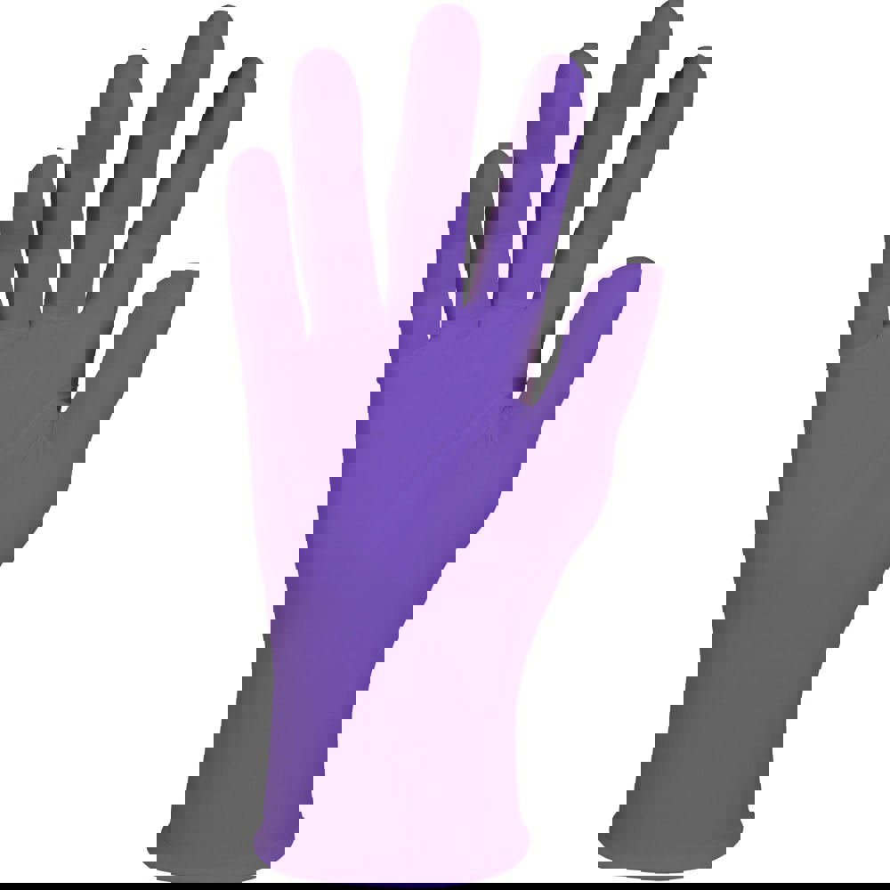 Disposable Gloves: Small, 6 mil Thick, Nitrile, Medical Grade