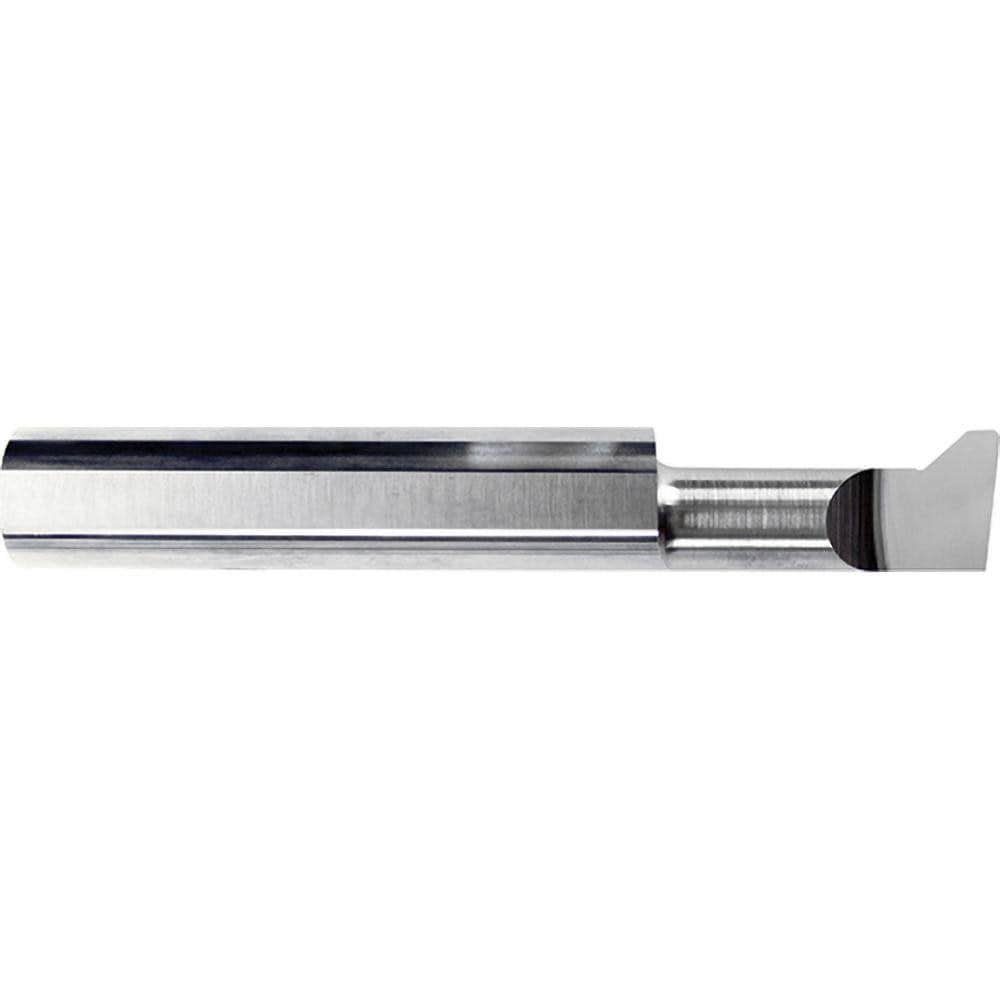 Boring Bars; Boring Bar Type: Back Boring; Chamfering ; Cutting Direction: Right Hand ; Minimum Bore Diameter (Decimal Inch): 0.3120 ; Material: Solid Carbide ; Material Grade: Micrograin ; Maximum Bore Depth (Decimal Inch): 1.2500