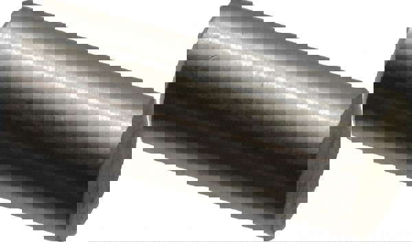 Dowel Pin: 5.00 mm Dia, 12.00 mm OAL, Stainless Steel, Grade 316, Bright/Uncoated Finish