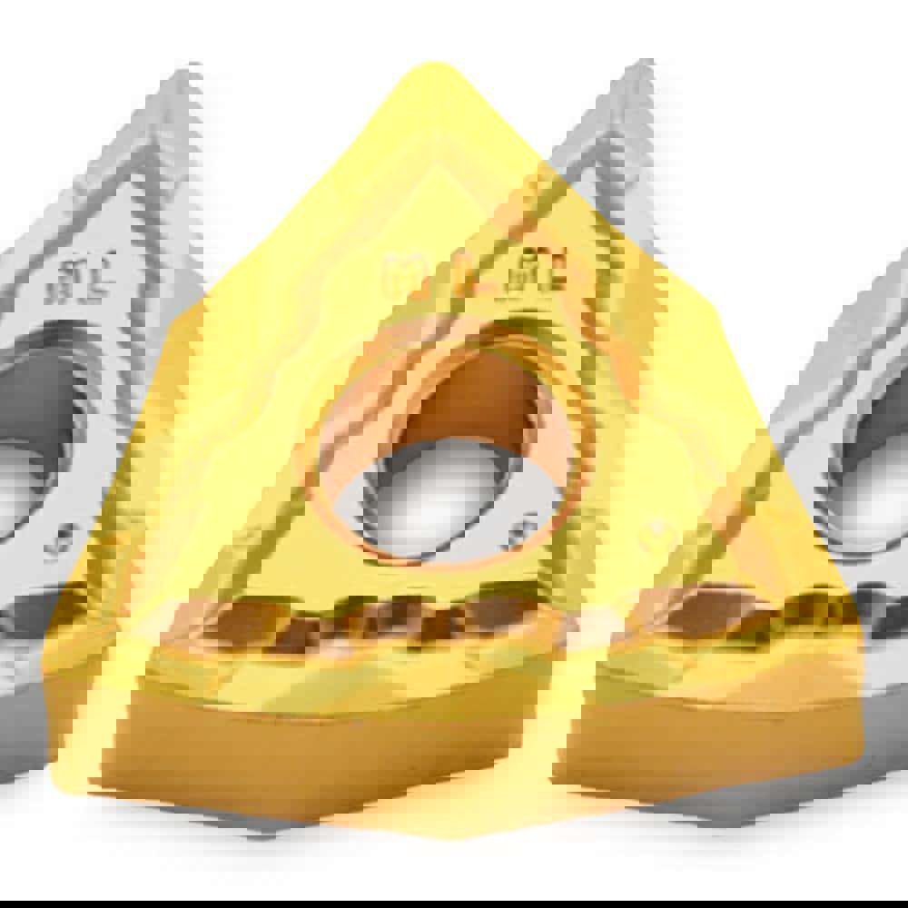 Turning Inserts; Insert Style: WNMG ; ANSI Size Code: 432 ; ISO Size Code: 080402 ; Insert Shape: W - Trigon 80-Deg ; Included Angle: 80 ; Inscribed Circle (Inch): 1/2