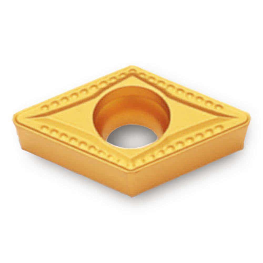 Turning Inserts; Relief Angle: 0 ; Insert Style: DCMT ; Corner Radius (Decimal Inch): 0.0310 ; Included Angle: 55.0 ; Manufacturer Grade: PV3030 ; Coating/Finish: TiN