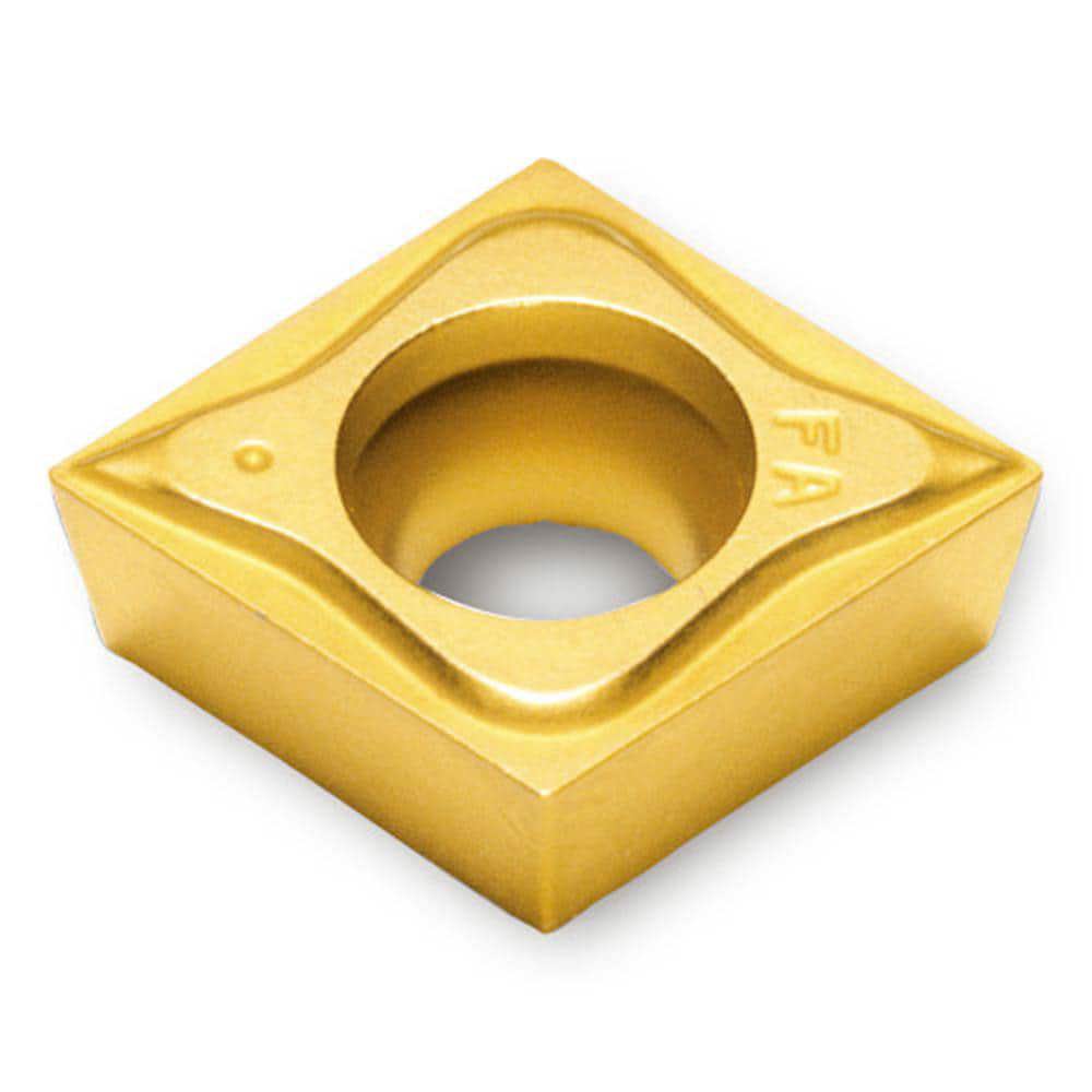 Turning Inserts; Relief Angle: 7 ; Insert Style: CCMT ; Corner Radius (Decimal Inch): 0.0080 ; Included Angle: 80.0 ; Manufacturer Grade: TT5100 ; Coating/Finish: TiCN; Al2O3; TiN