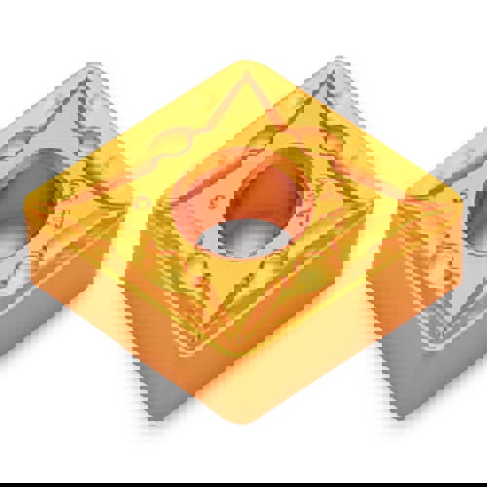 Turning Inserts; Relief Angle: 0 ; Insert Style: CNMG ; Corner Radius (Decimal Inch): 0.0310 ; Included Angle: 80.0 ; Manufacturer Grade: PV3010 ; Coating/Finish: TiN